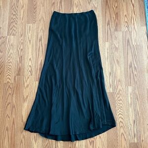 Wild Fable Black Asymmetrical Maxi Skirt